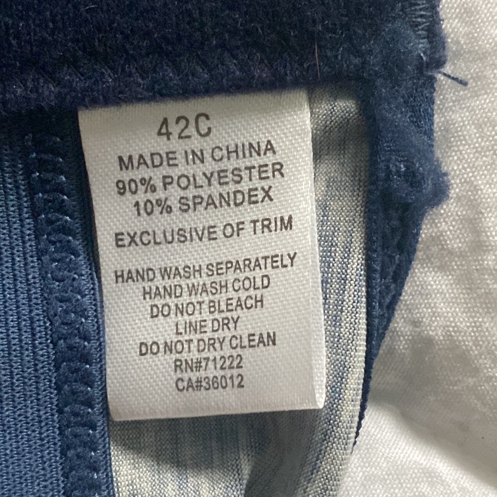NWOT Womens navy blue bra - SIZE 42C - Picture 6 of 7